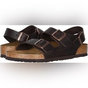 Birkenstock Milano Oiled Leather Sandal Unisex